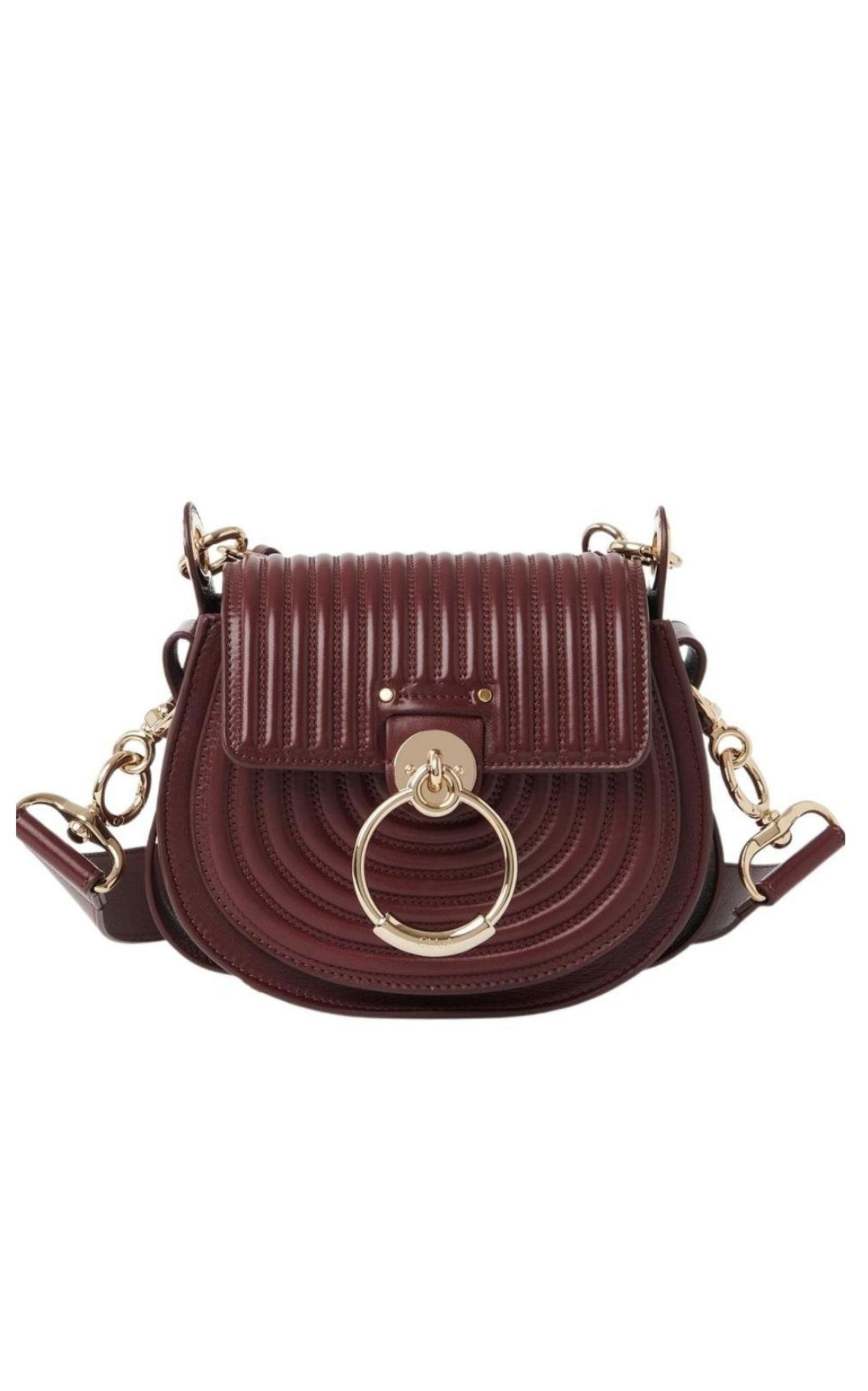 Chloé Black Leather Small Tess Crossbody Bag, Best Price and Reviews