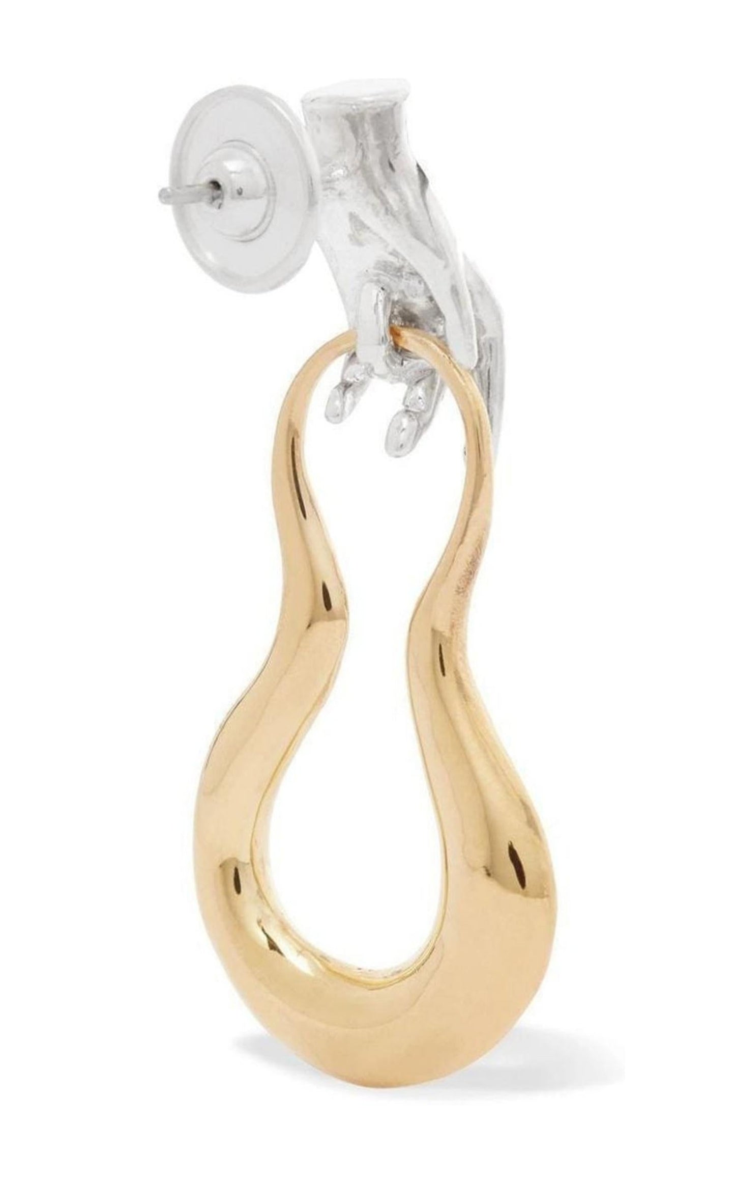  Paola VilasSterling Silver and 18K Gold Plating Earrings - Runway Catalog