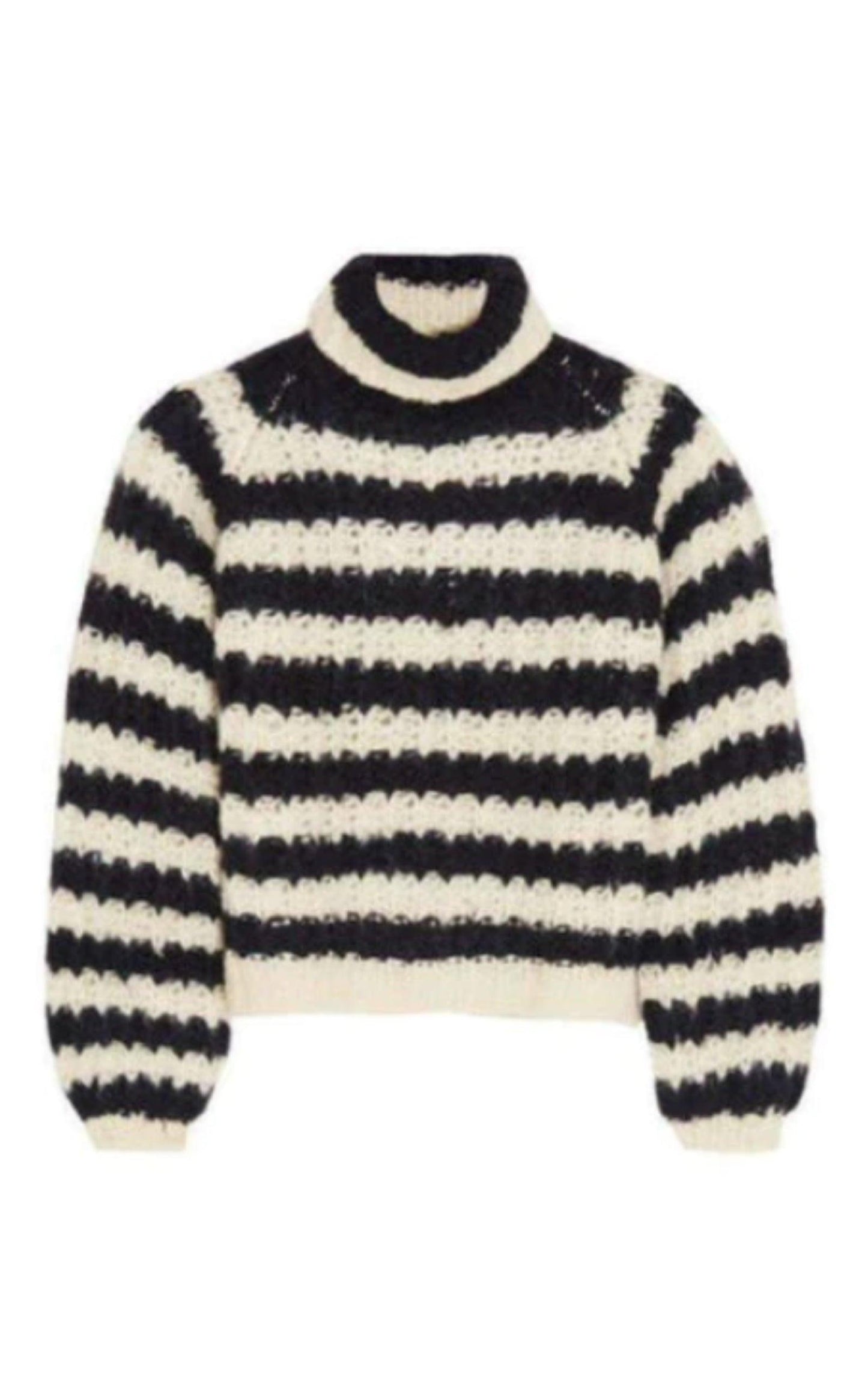  ChloeStriped Mohair Blend Sweater - Runway Catalog