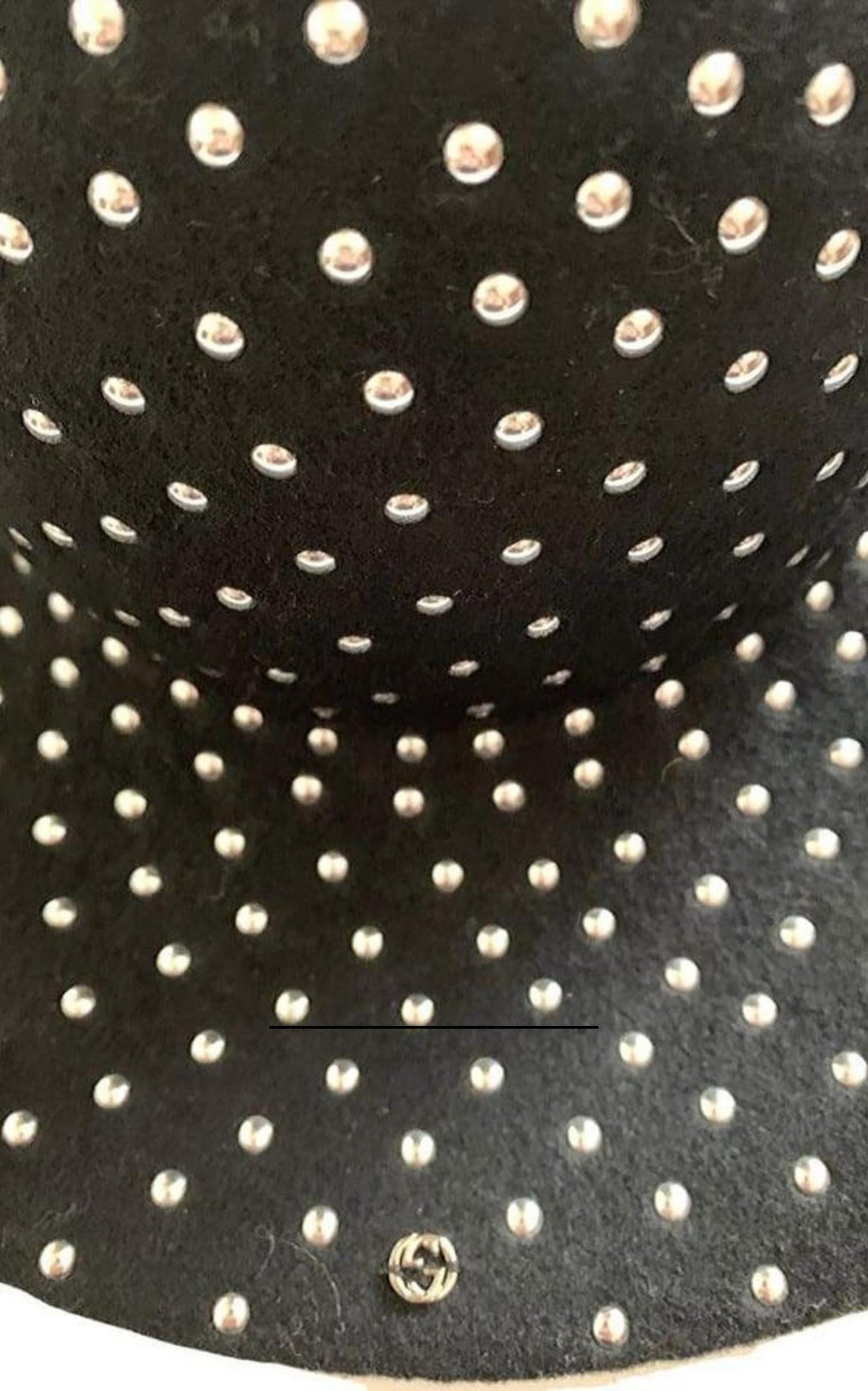  GucciStudded Wool-felt Wide Brim Hat - Runway Catalog