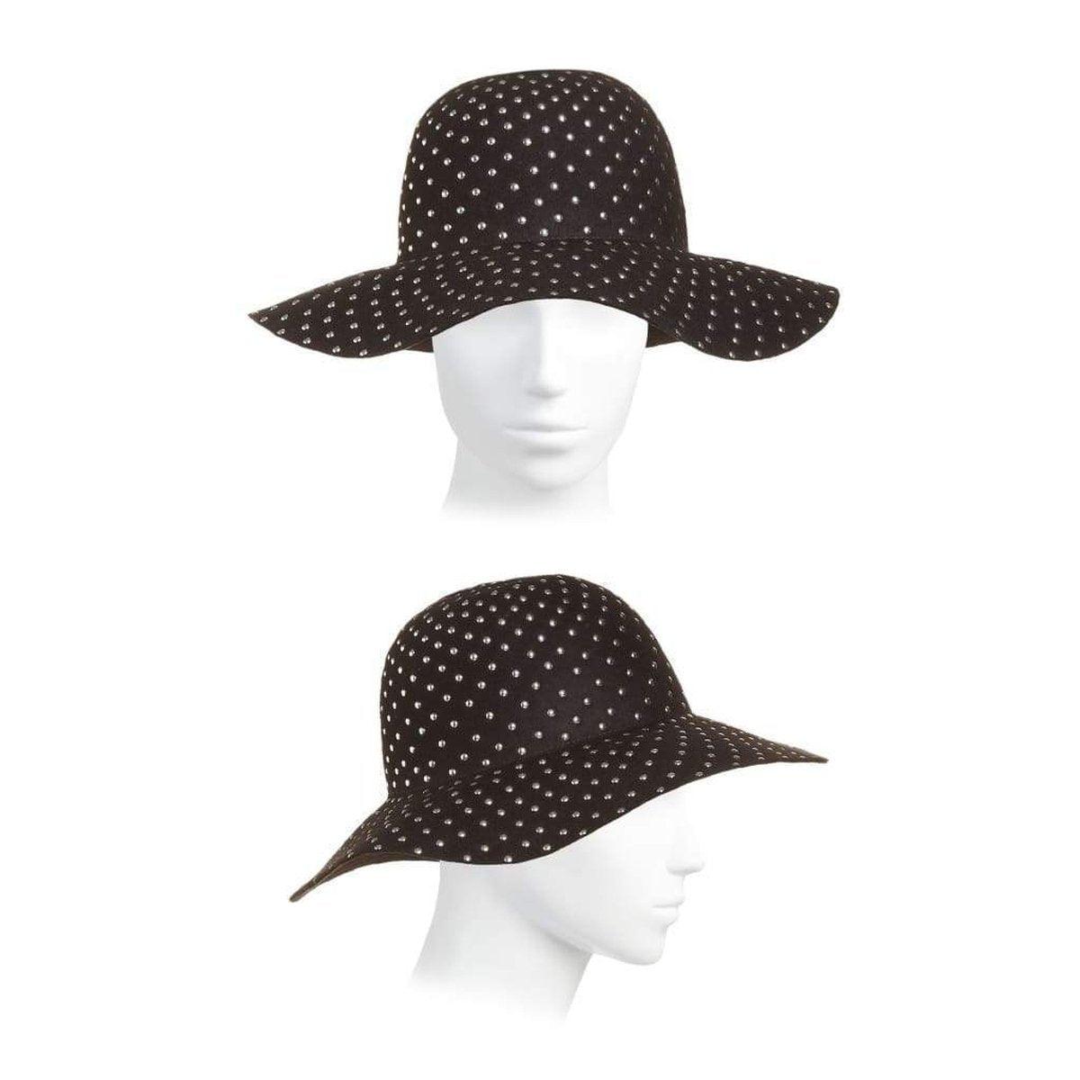 Gucci-Studded Wool-felt Wide Brim Hat - Runway Catalog