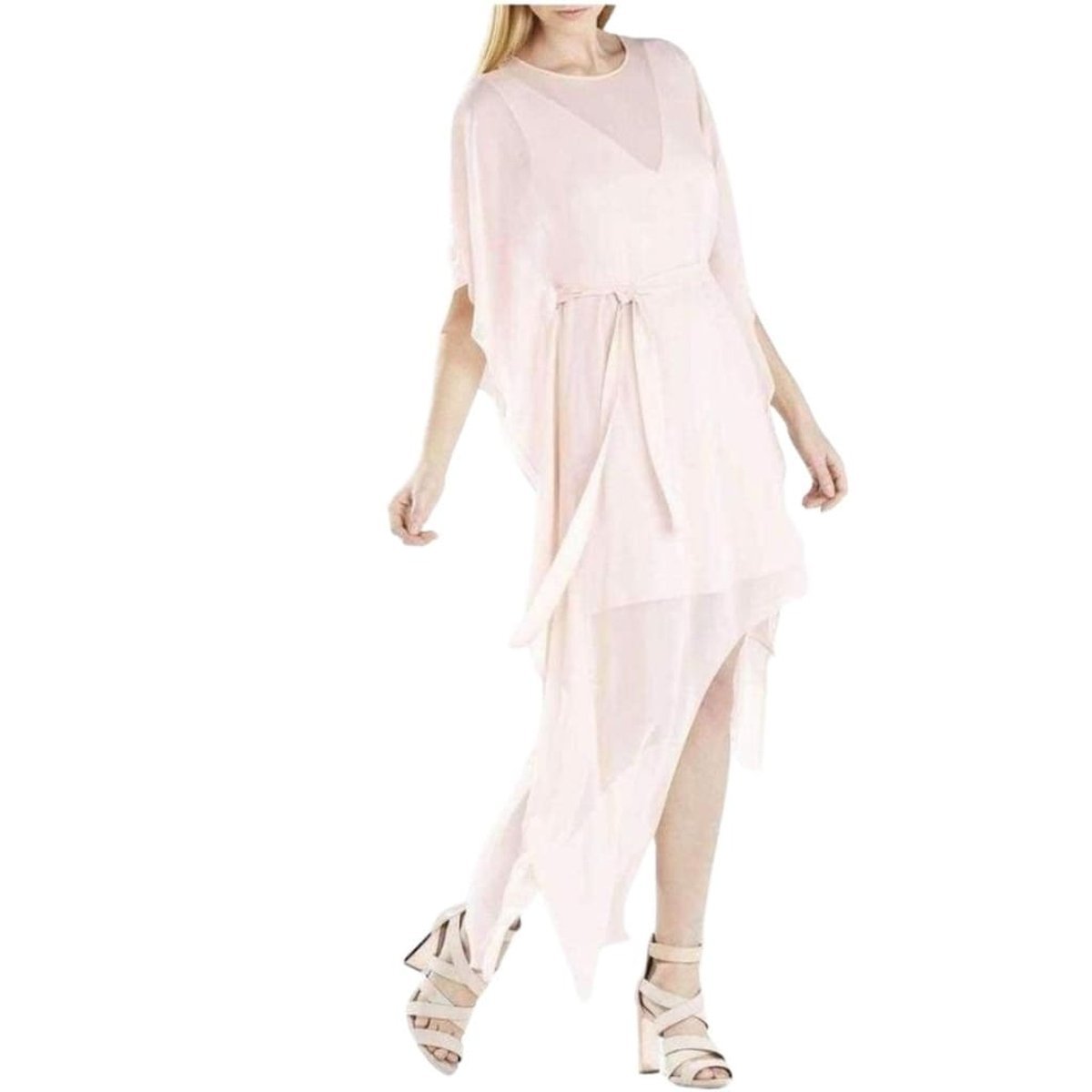  BCBGMAXAZRIASuzy Asymmetrical Silk Dress - Runway Catalog