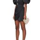  Alessandra RichTaffeta  Mini Dress with Lace - Runway Catalog