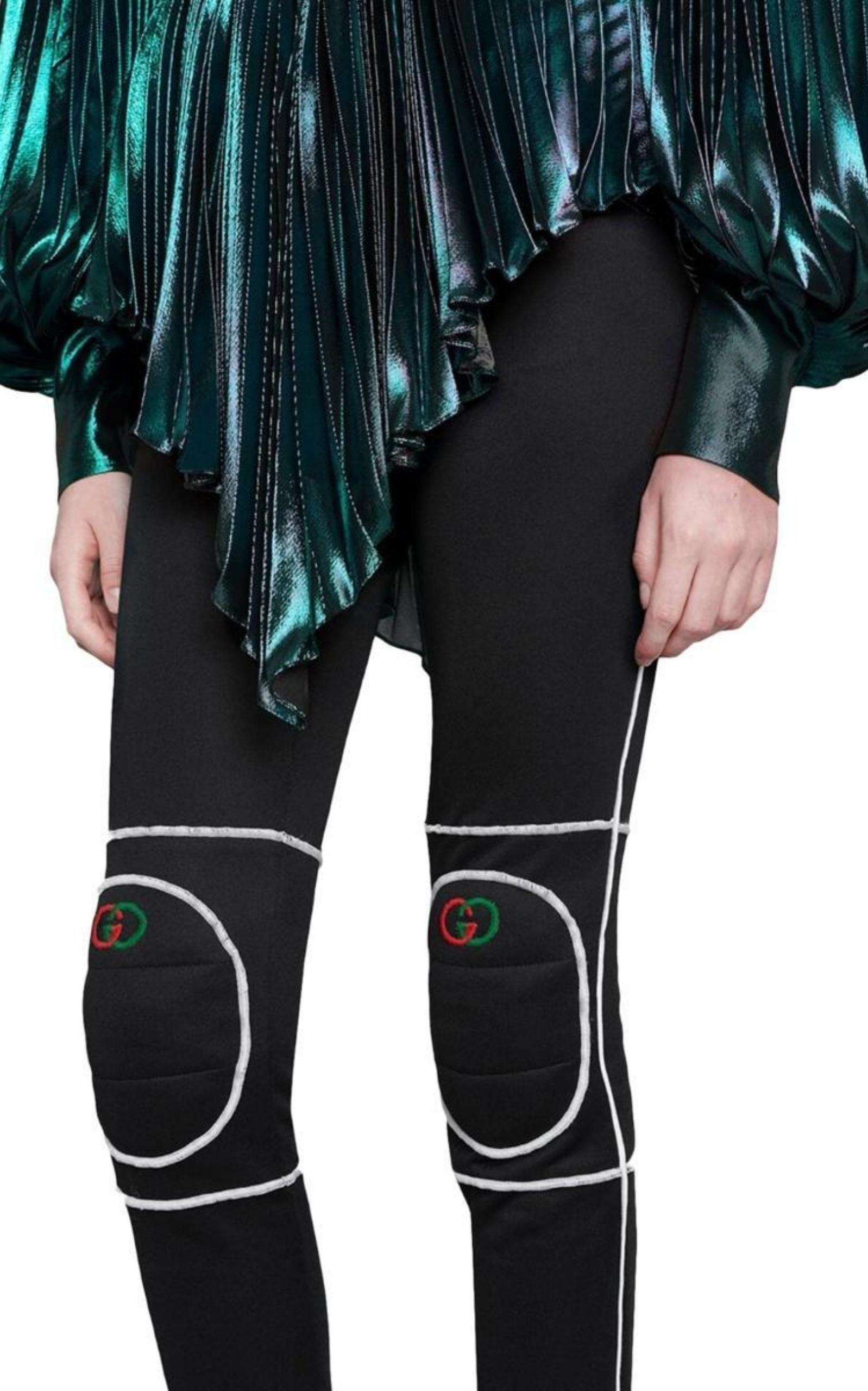 technical jersey leggings, Gucci