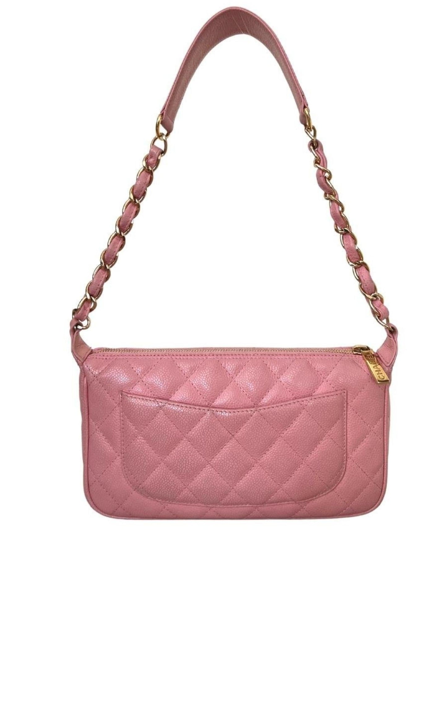 CHANEL Red Quilted Timeless CC Tote Caviar SHW_Chanel_BRANDS_MILAN
