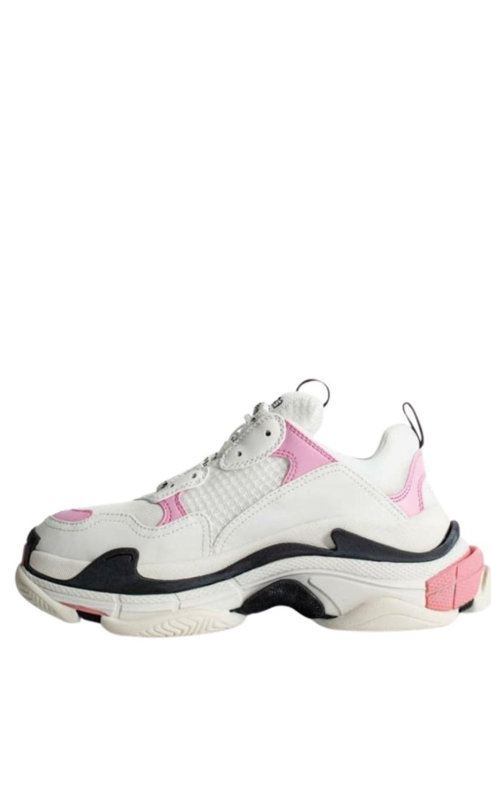  BalenciagaTriple S leather and Mesh Sneakers - Runway Catalog