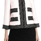  Andrew GNTweed Jacket with Frayed-edge Trims - Runway Catalog