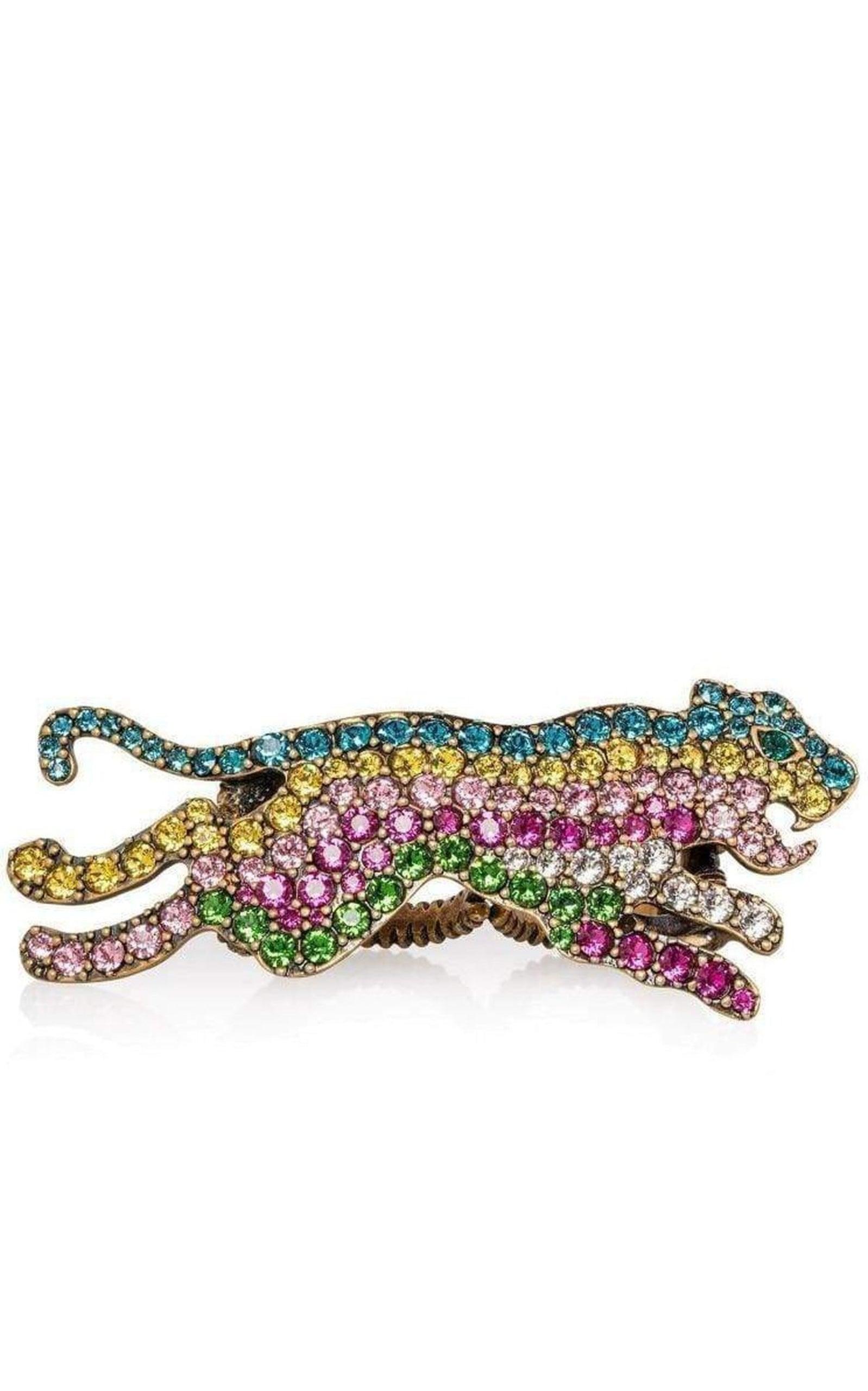  GucciTwo Finger Colour Ring - Runway Catalog
