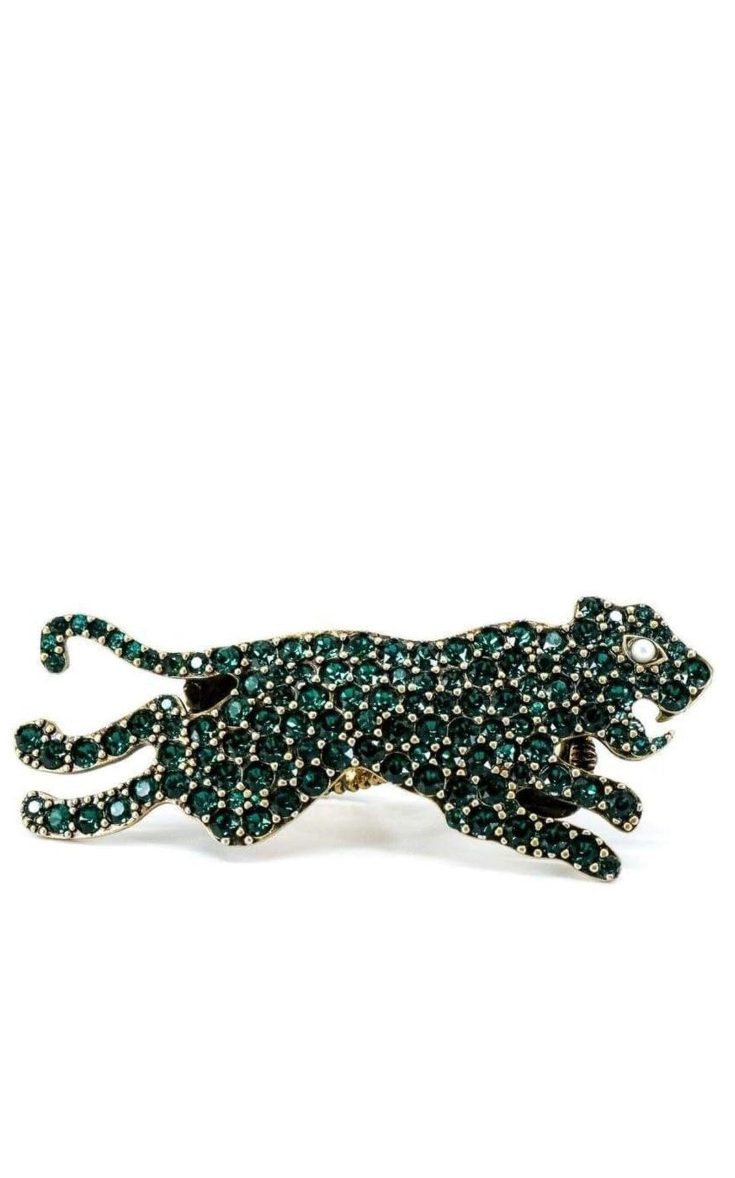  GucciTwo Finger Green Ring - Runway Catalog