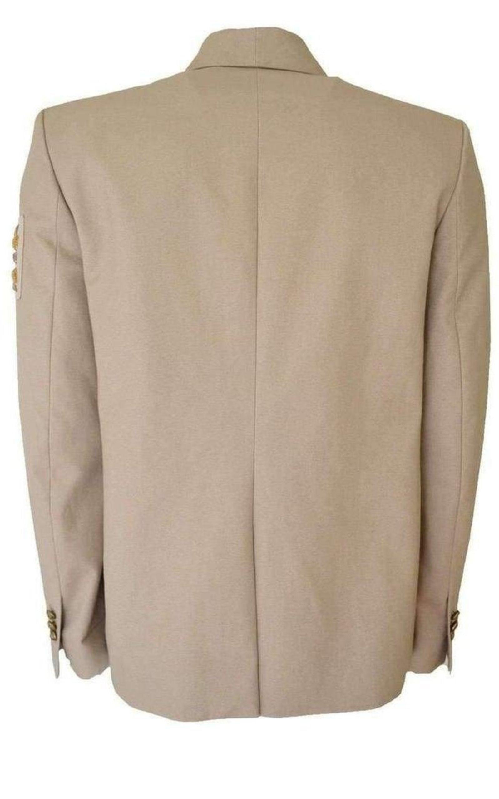  BalmainUnion Beige Blazer Cotton Jacket - Runway Catalog