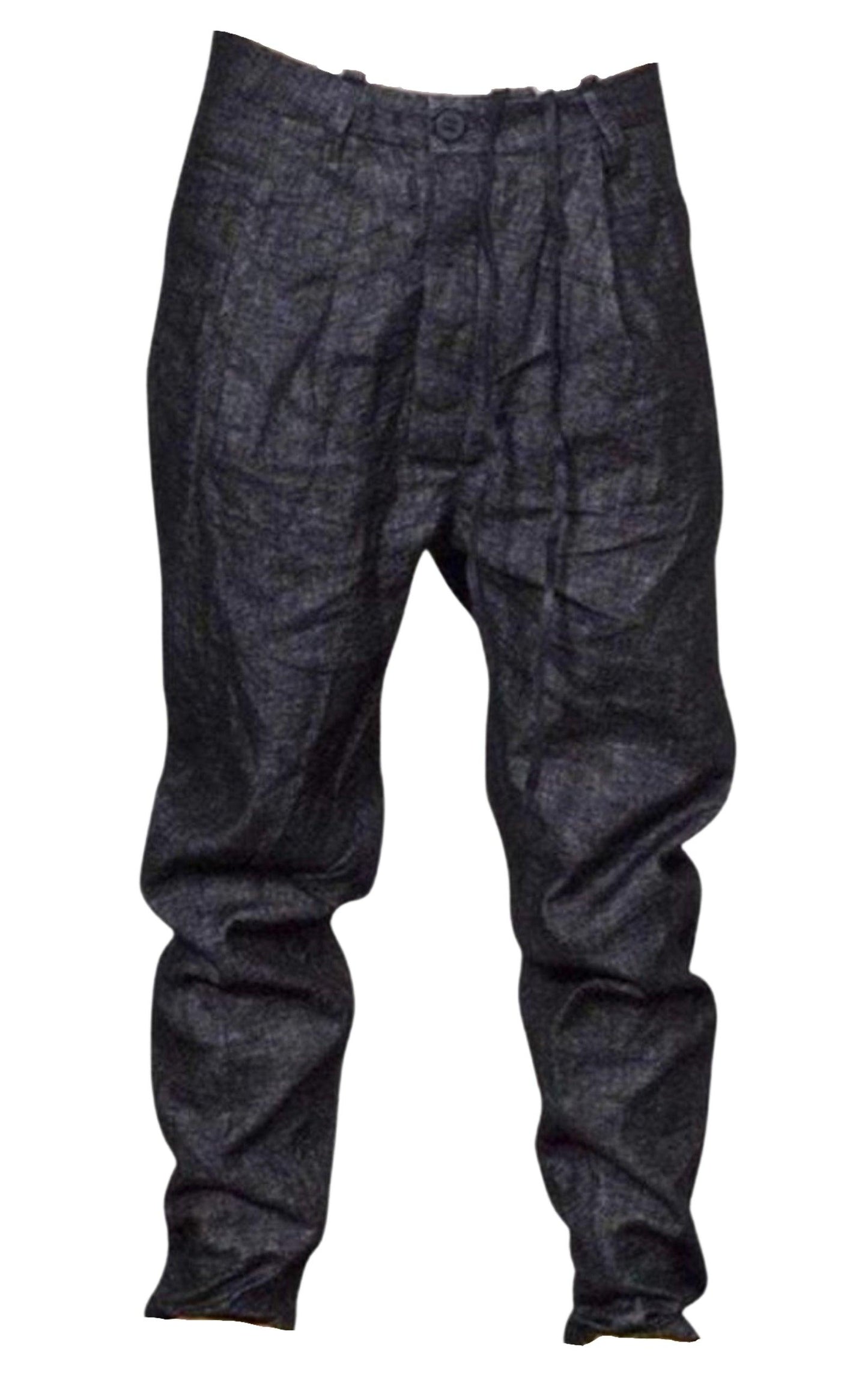 Loose Fit Grey Trousers Pants