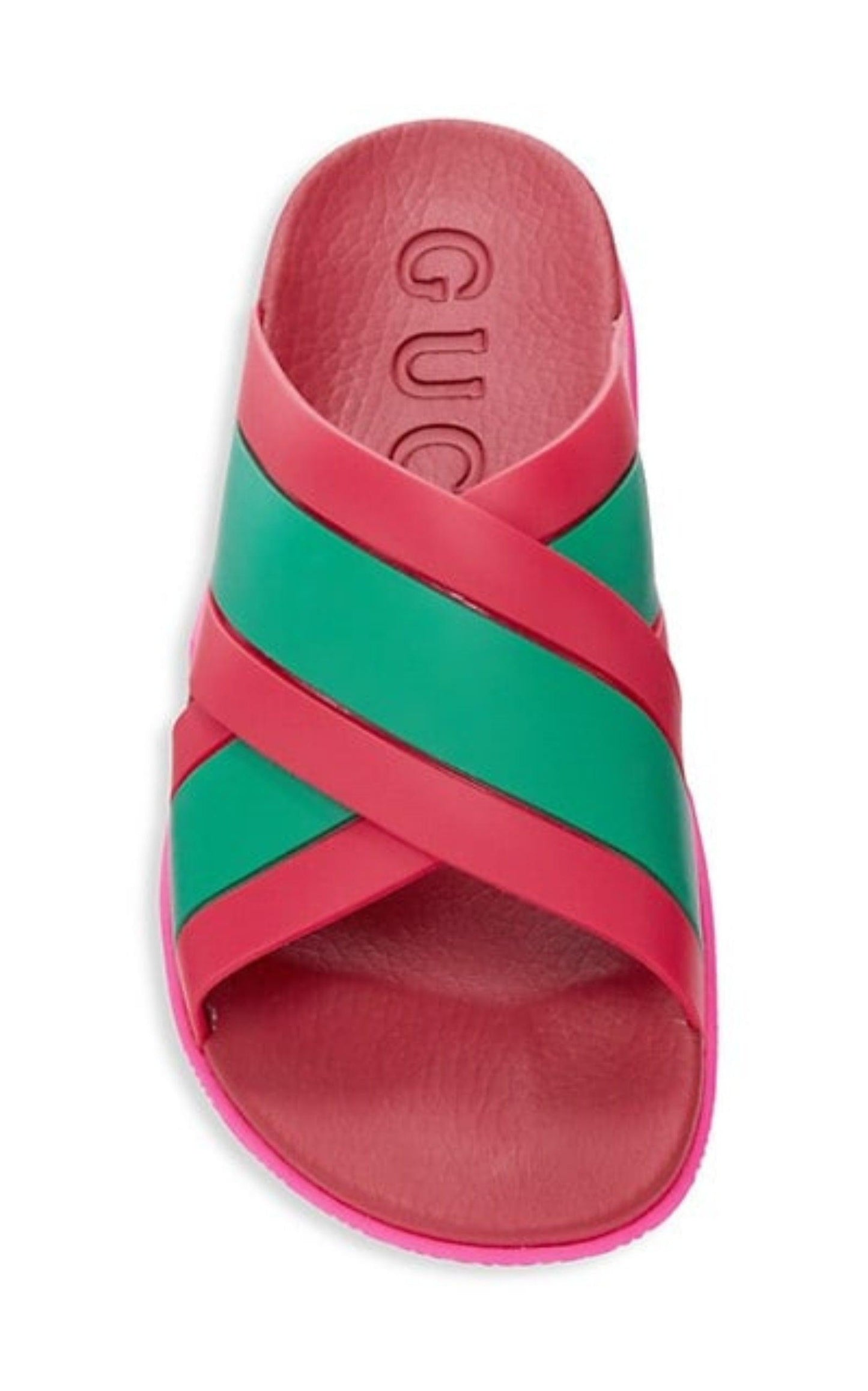 slidbane Henholdsvis Muldyr Gucci Web Slide Sandal | Runway Catalog