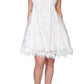  Nina RicciWhite Cotton Blend Lace Dress - Runway Catalog