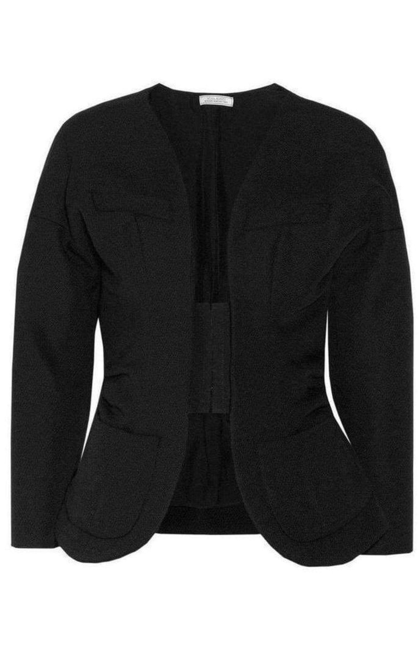  Nina RicciWool Open Front Blazer Jacket - Runway Catalog