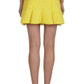  Nina RicciYellow Tweet Mini Skirt - Runway Catalog