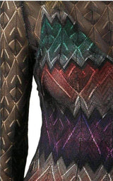  MissoniZig Zag Crochet Sheer Dress - Runway Catalog