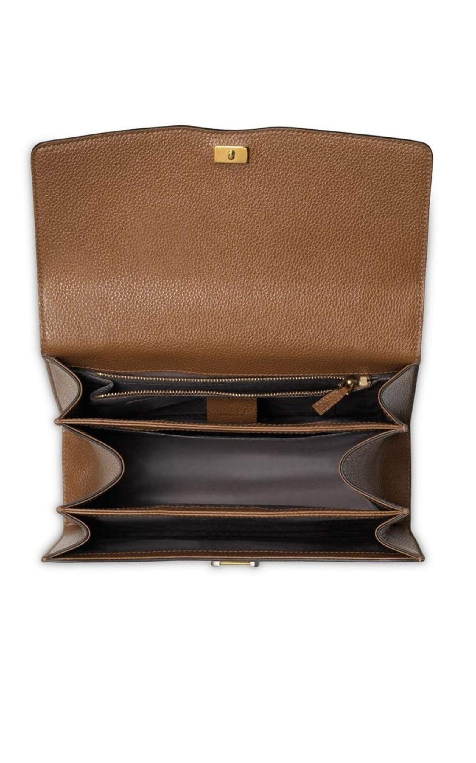  GucciZumi Crossbody Bag in Brown - Runway Catalog