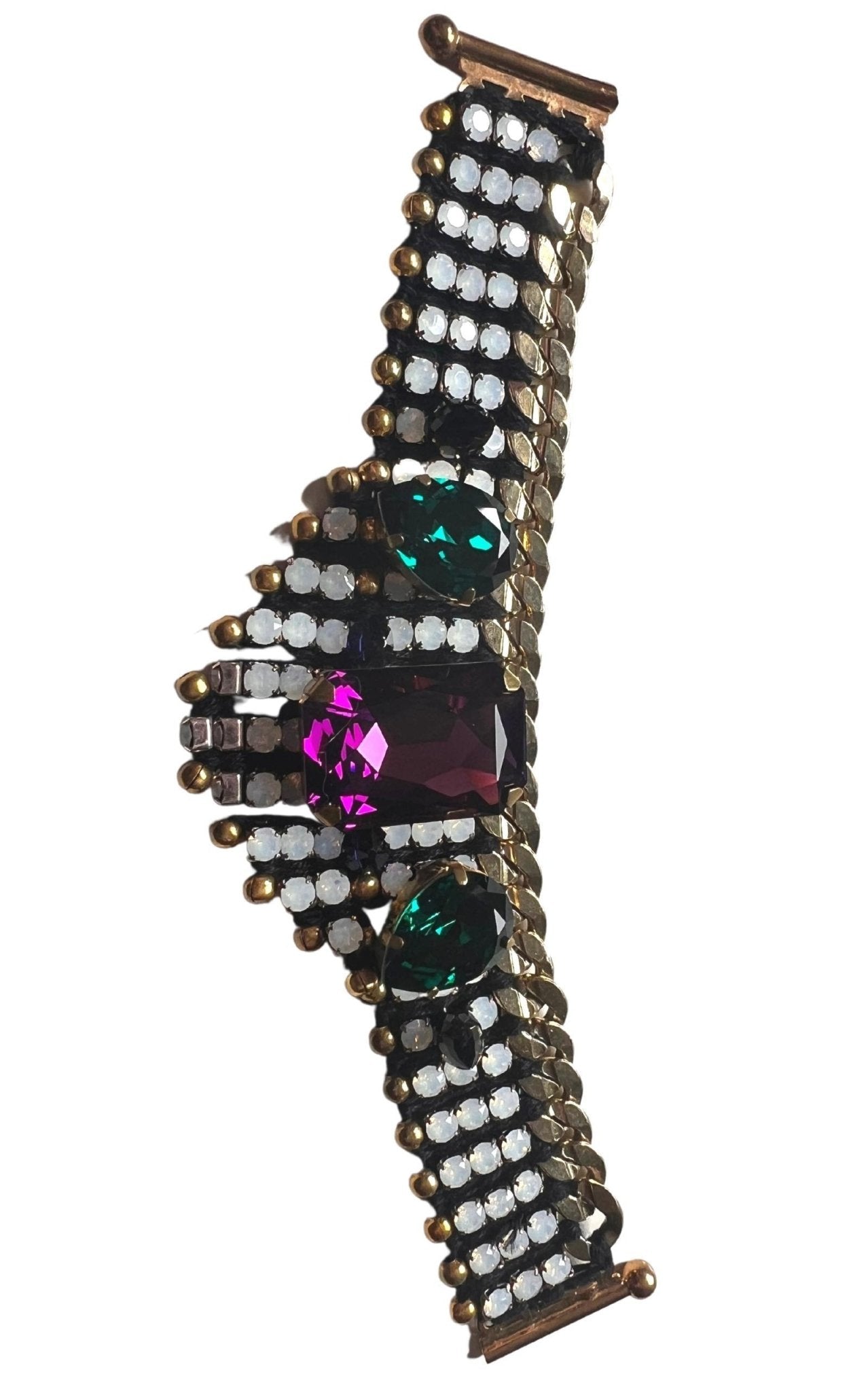 Akong London 24K Gold Plated White Opal Bracelet - Runway Catalog