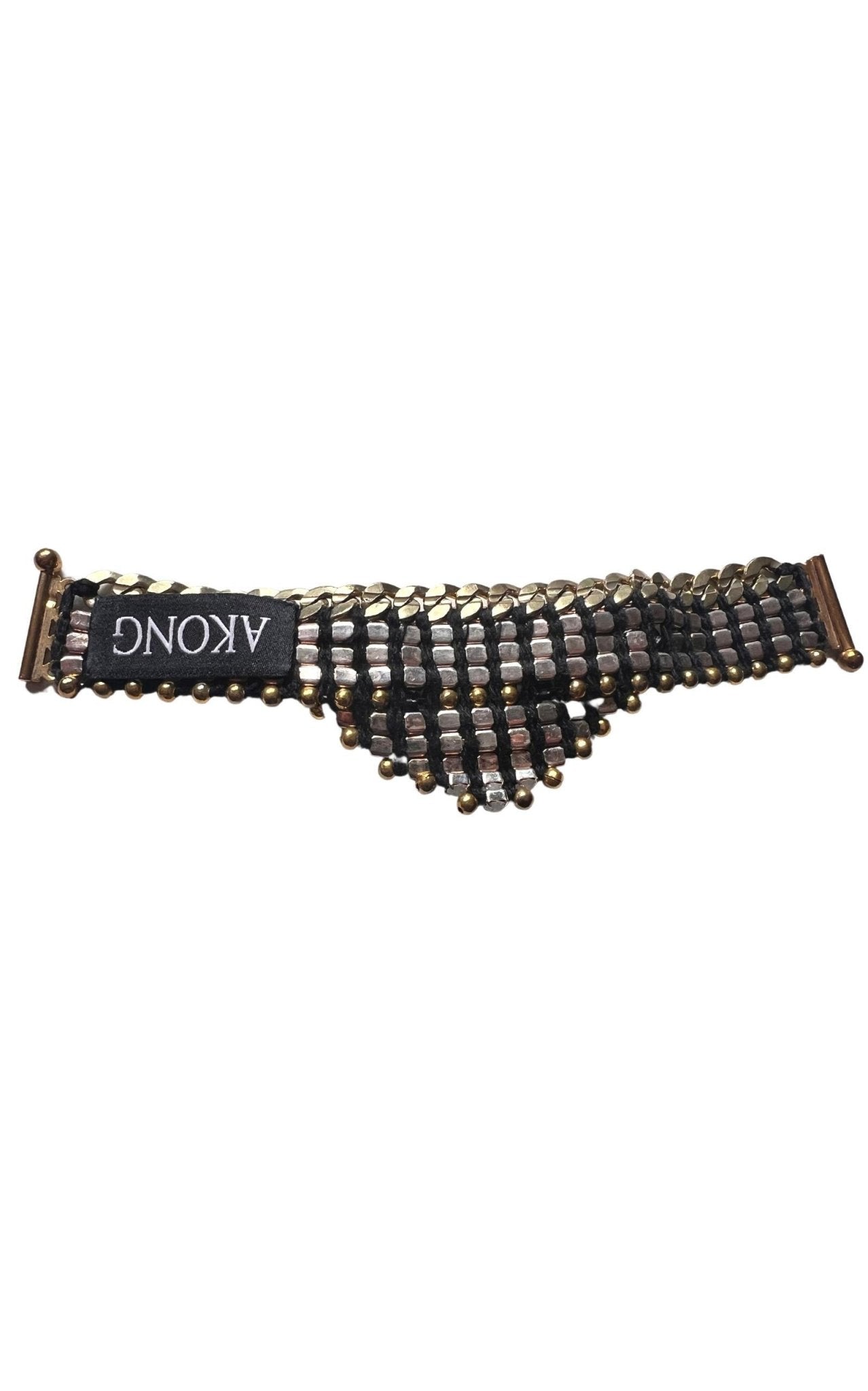 Akong London 24K Gold Plated White Opal Bracelet - Runway Catalog