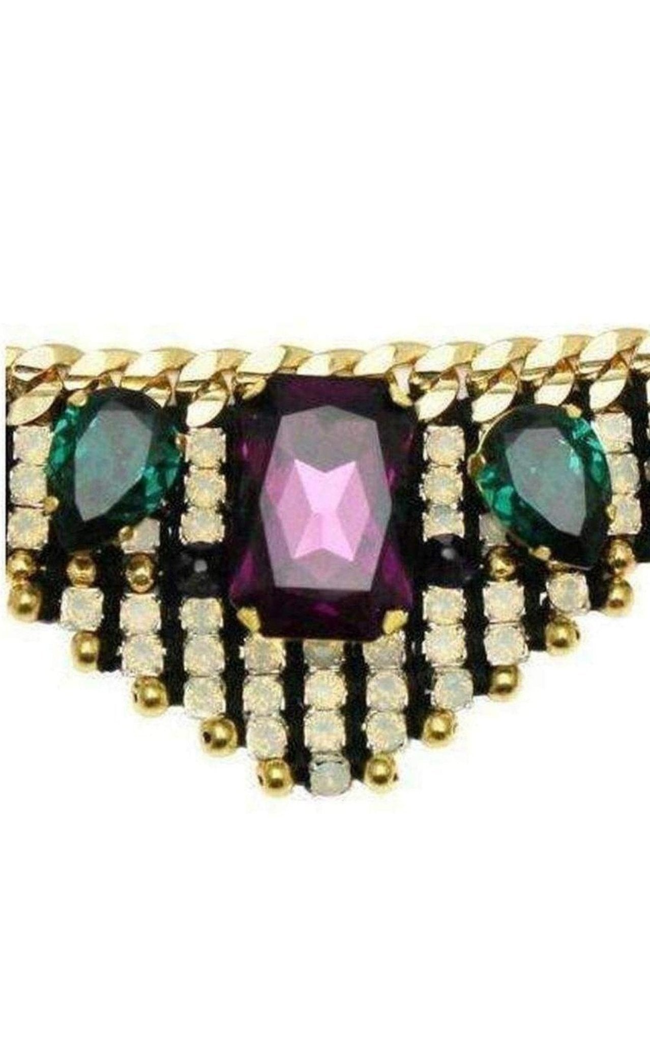 Akong London 24K Gold Plated White Opal Bracelet - Runway Catalog