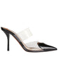 Clear Cap-Toe Mule Pumps Alaïa