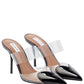 Clear Cap-Toe Mule Pumps Alaïa