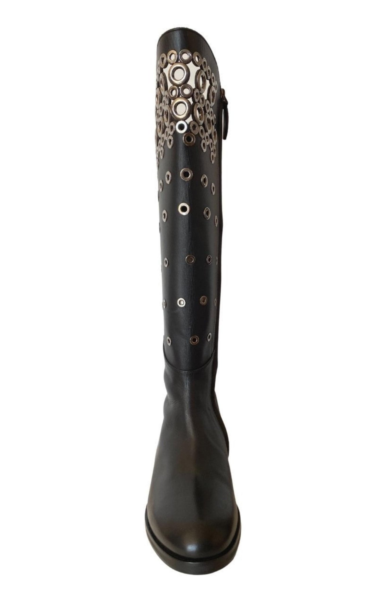Alaïa Knee High Leather Boots - Runway Catalog