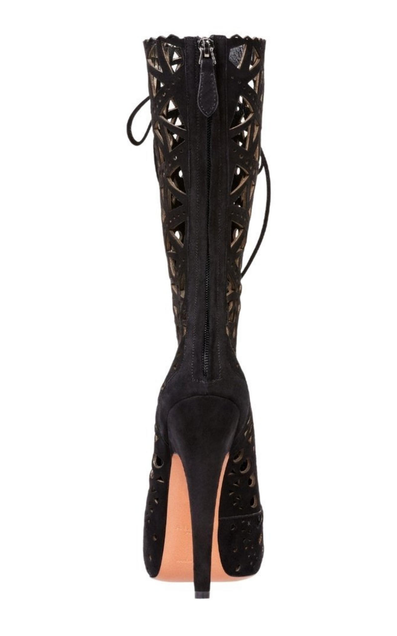 Mid Calf Stiletto Boots Alaïa