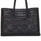 Mina 44 Large Leather Tote Bag Alaïa