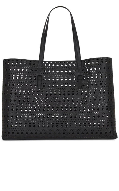 Alaïa Mina 44 Large Leather Tote Bag - Runway Catalog