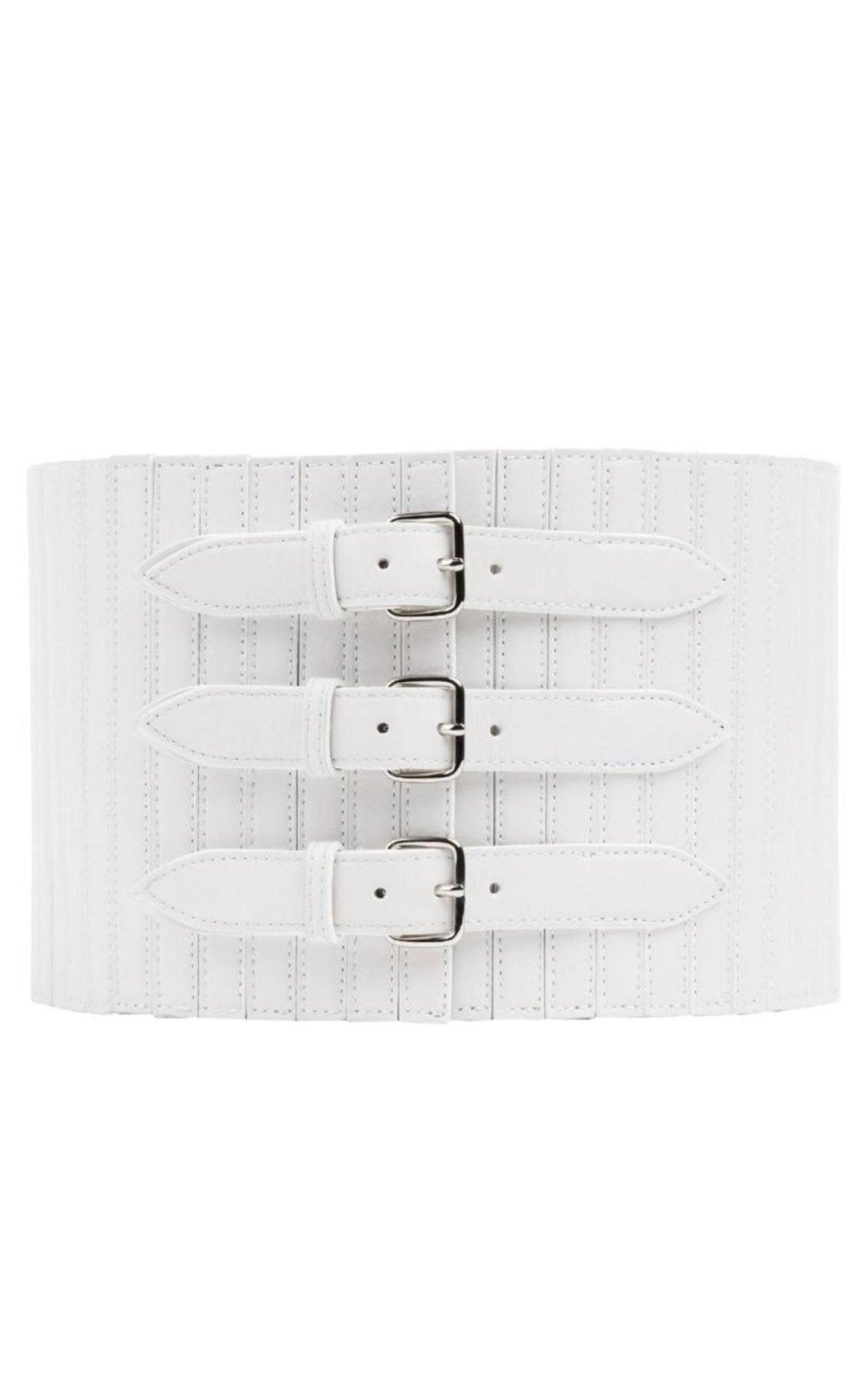 Alaïa Ribbed Stretch Corset Belt - Runway Catalog