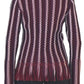 Seamed Knit Moto Fringe Jacket Alaïa