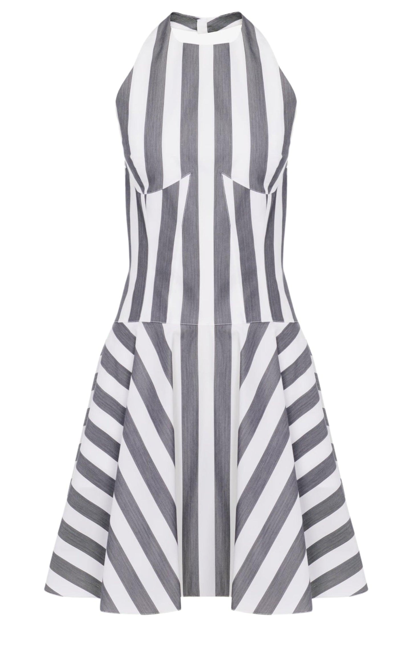 Short Striped Poplin Sun-Dress Alaïa