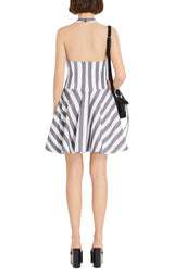 Short Striped Poplin Sun-Dress Alaïa