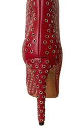 Studded Leather Ankle Boots Alaïa