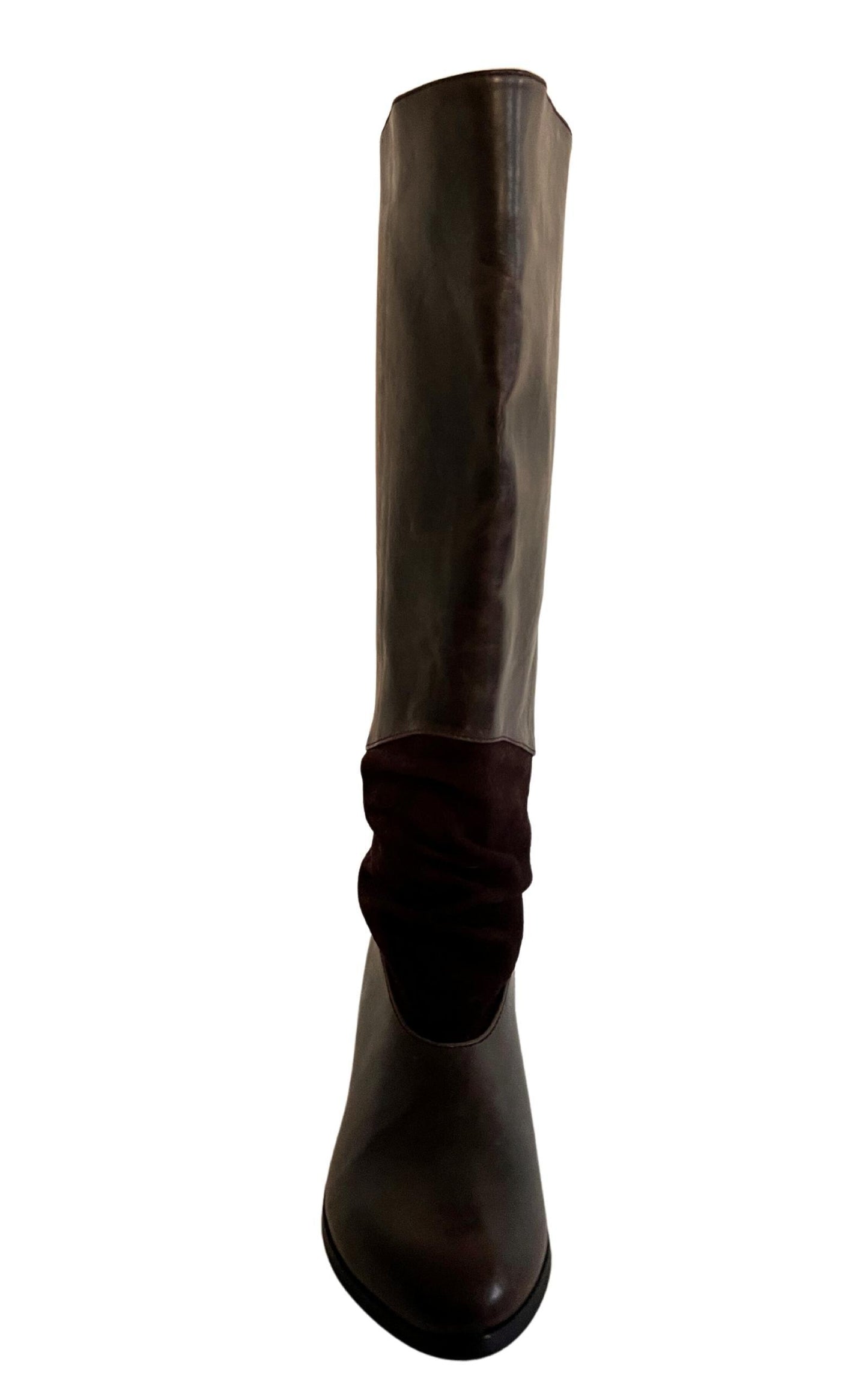 Brown Leather Riding Boots ALDO