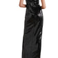 Alessandra Rich Crystal-Embellished Sequin Maxi Dress