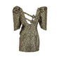 Lurex Leo Jacquard Mini Dress Alessandra Rich