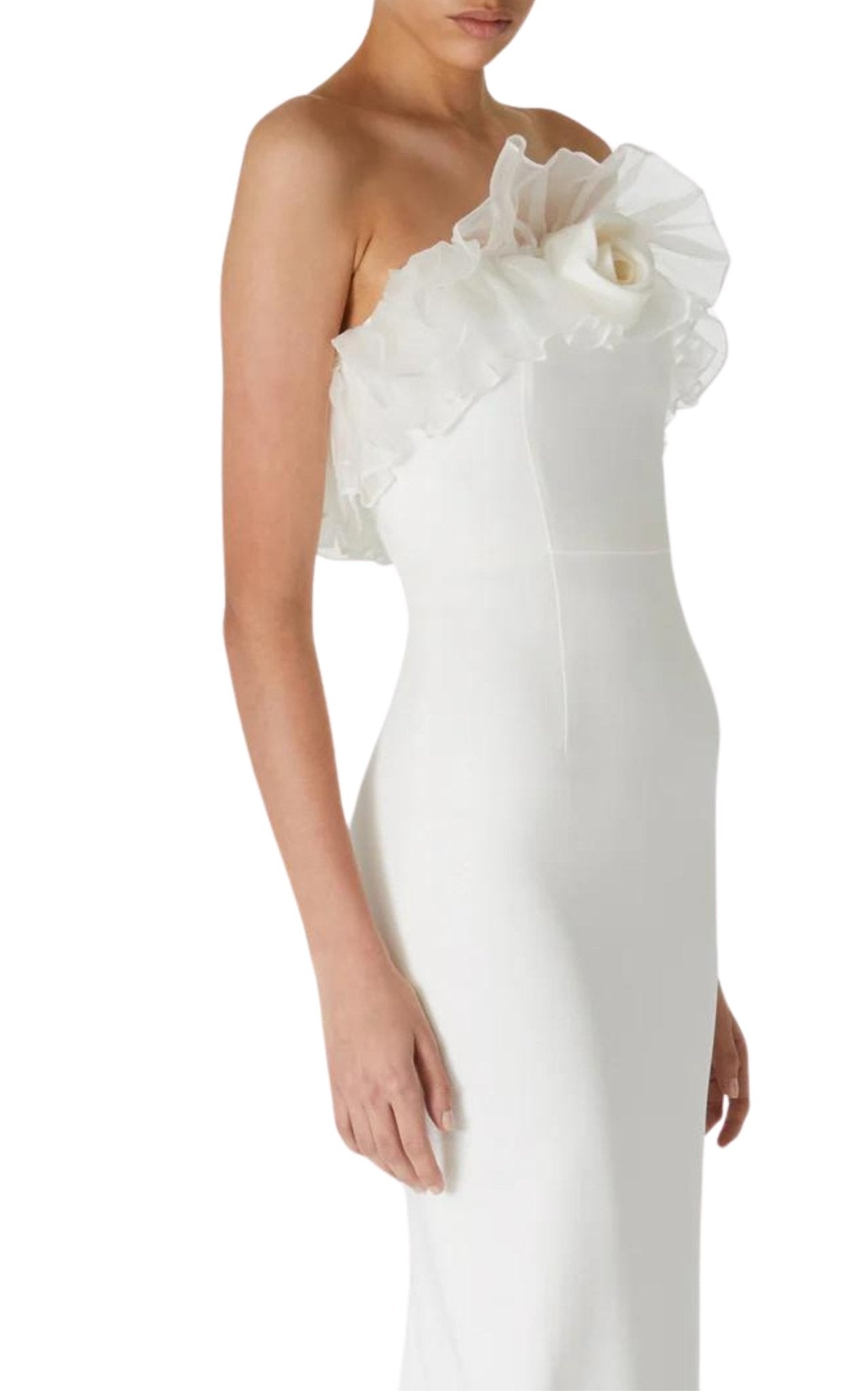 Alessandra Rich Organza - Trim Maxi Dress - Runway Catalog