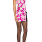 Rose-Print Silk Satin Mini Dress Alessandra Rich