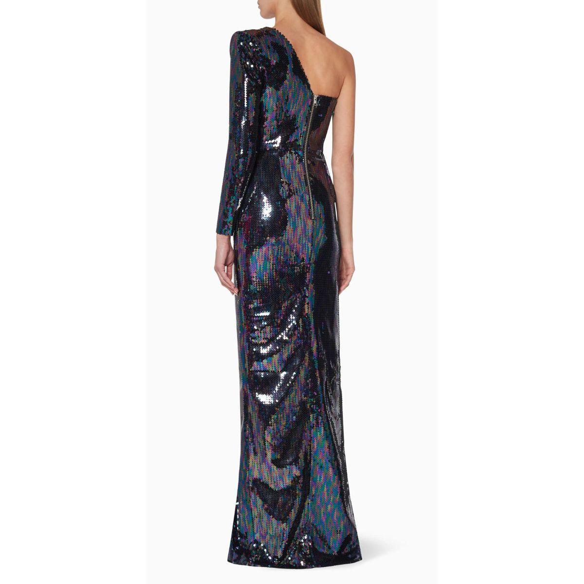 Alex Perry Tallon Sequin One Sleeve Gown - Runway Catalog