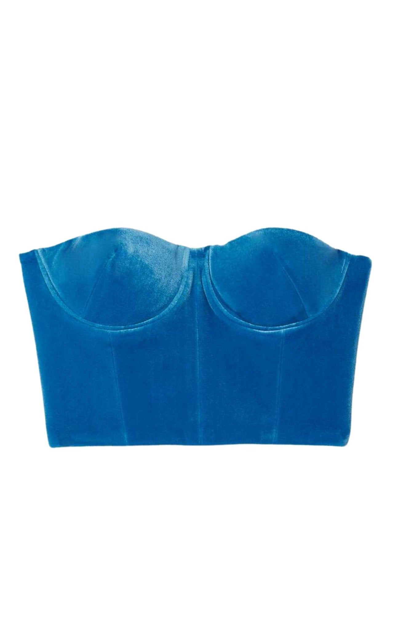 Alex Perry Velvet Bustier Top - Runway Catalog