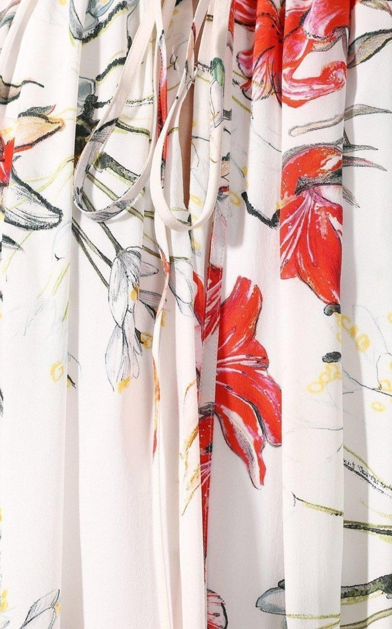 Alexander McQueen Endangered Flower Print Sleeveless Dress - Runway Catalog