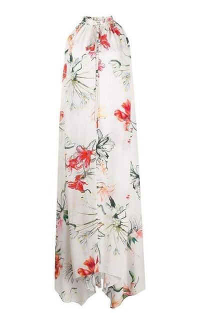 Alexander McQueen Endangered Flower Print Sleeveless Dress - Runway Catalog
