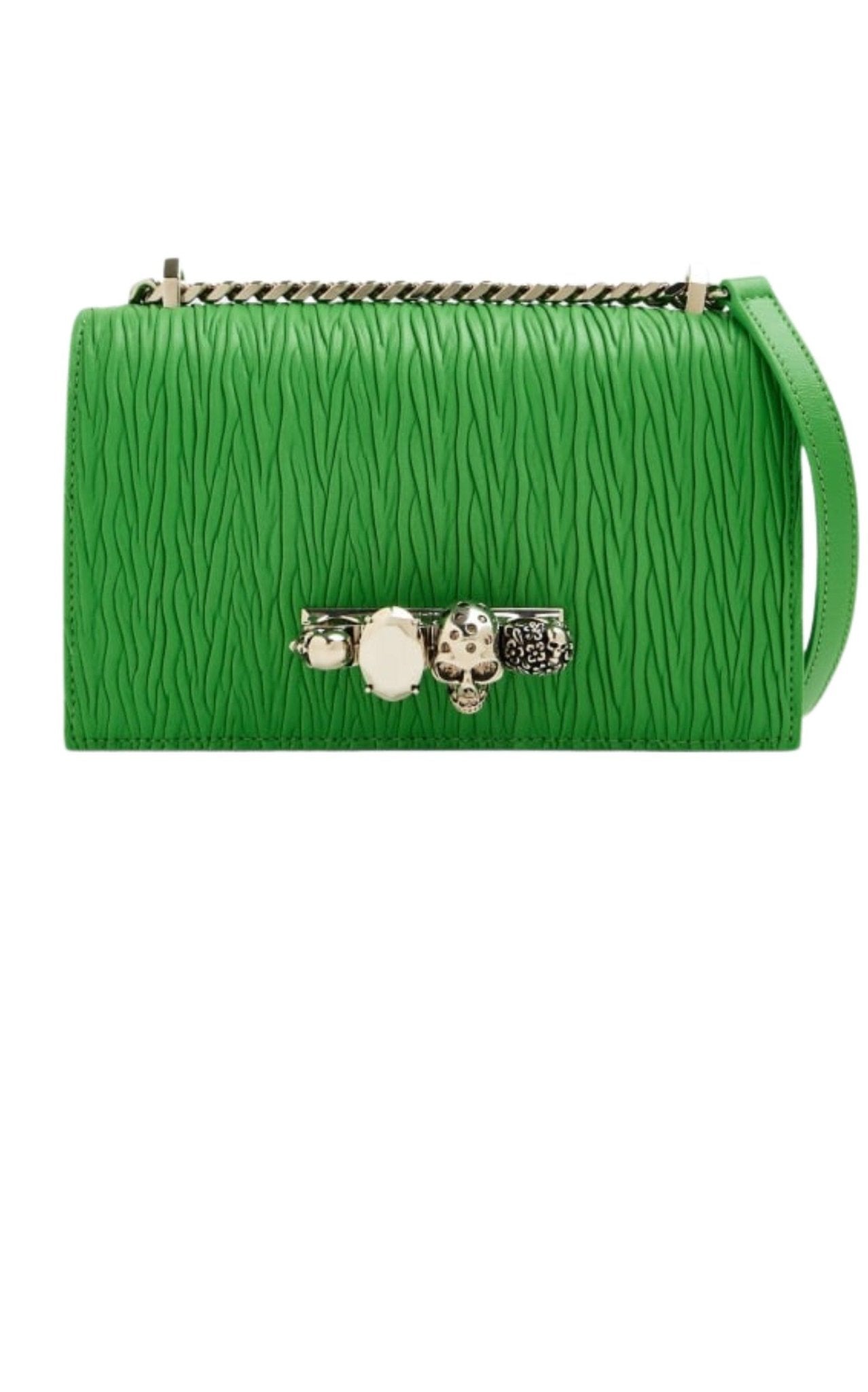 Alexander McQueen Jewelled Small Crossbody Satchel Bag - Runway Catalog