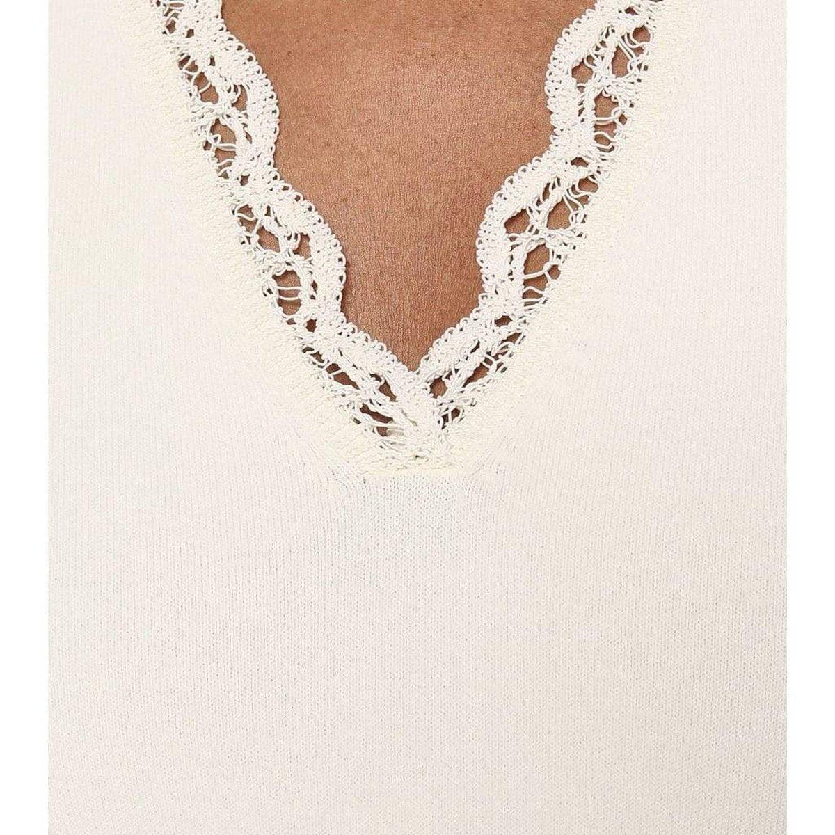 Lace-details Peplum Top Alexander McQueen