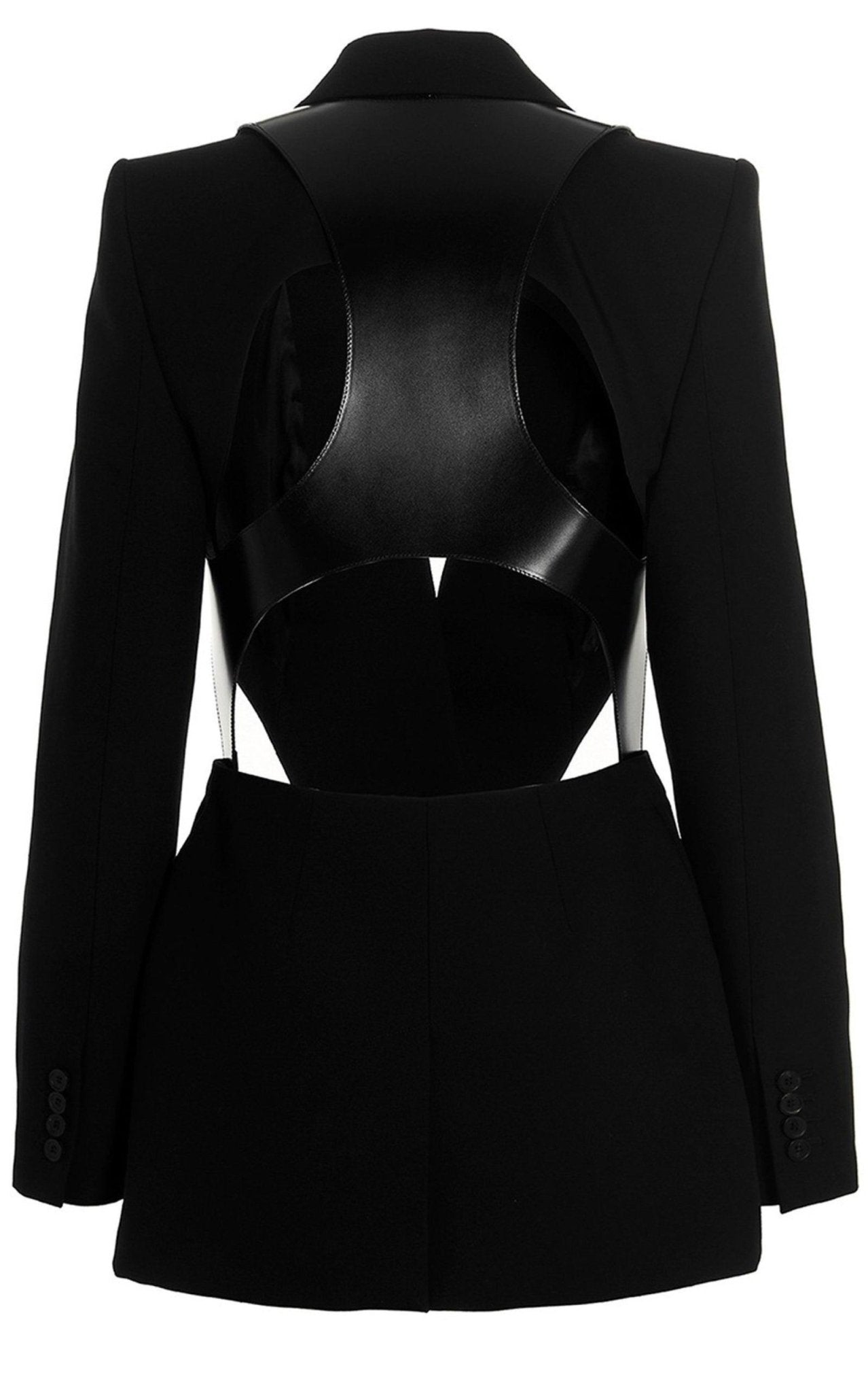 Alexander McQueen Single - Breasted Slashed Blazer - Runway Catalog