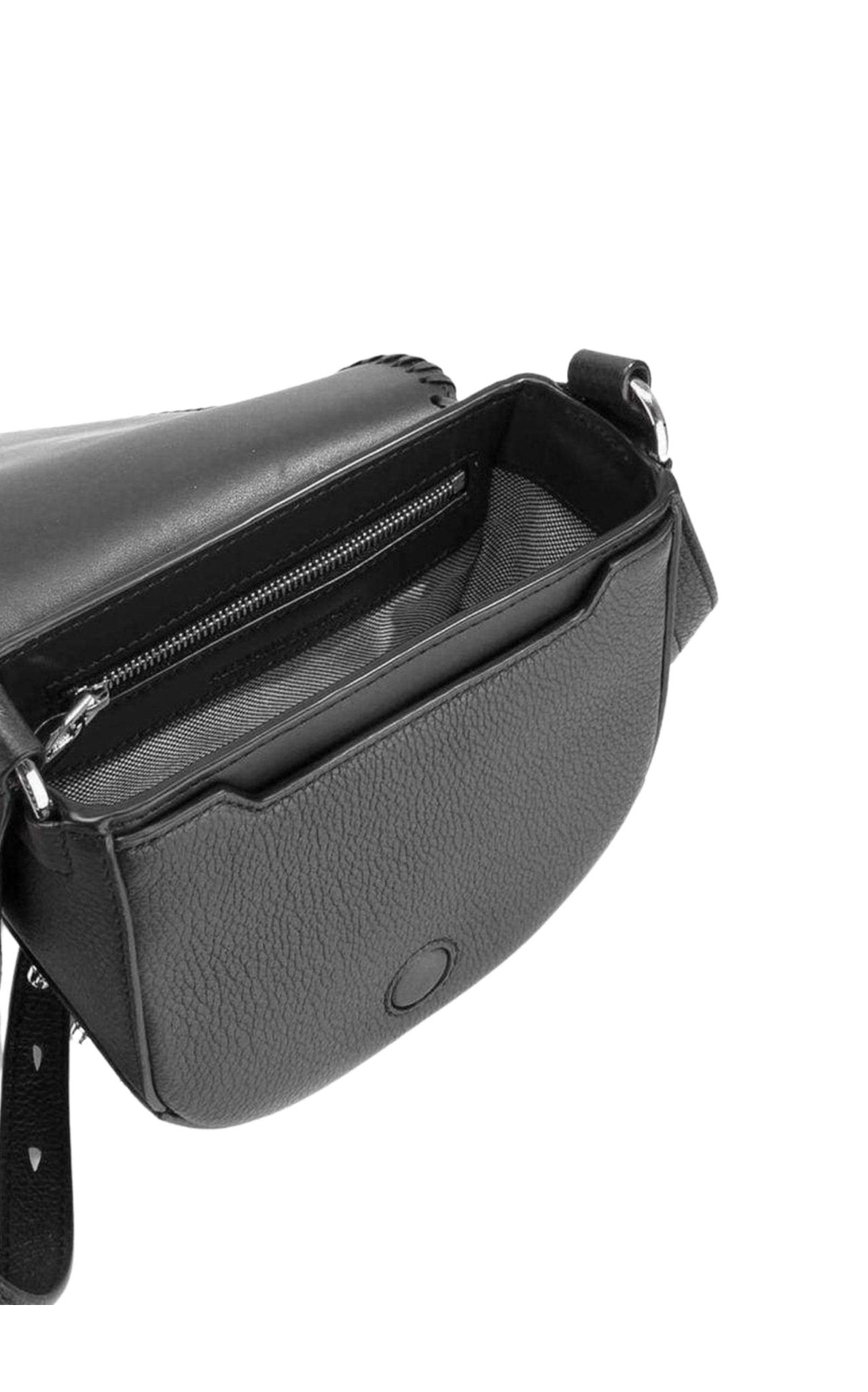 Alexander Wang Black Leather Lia Sling Crossbody Bag - Runway Catalog