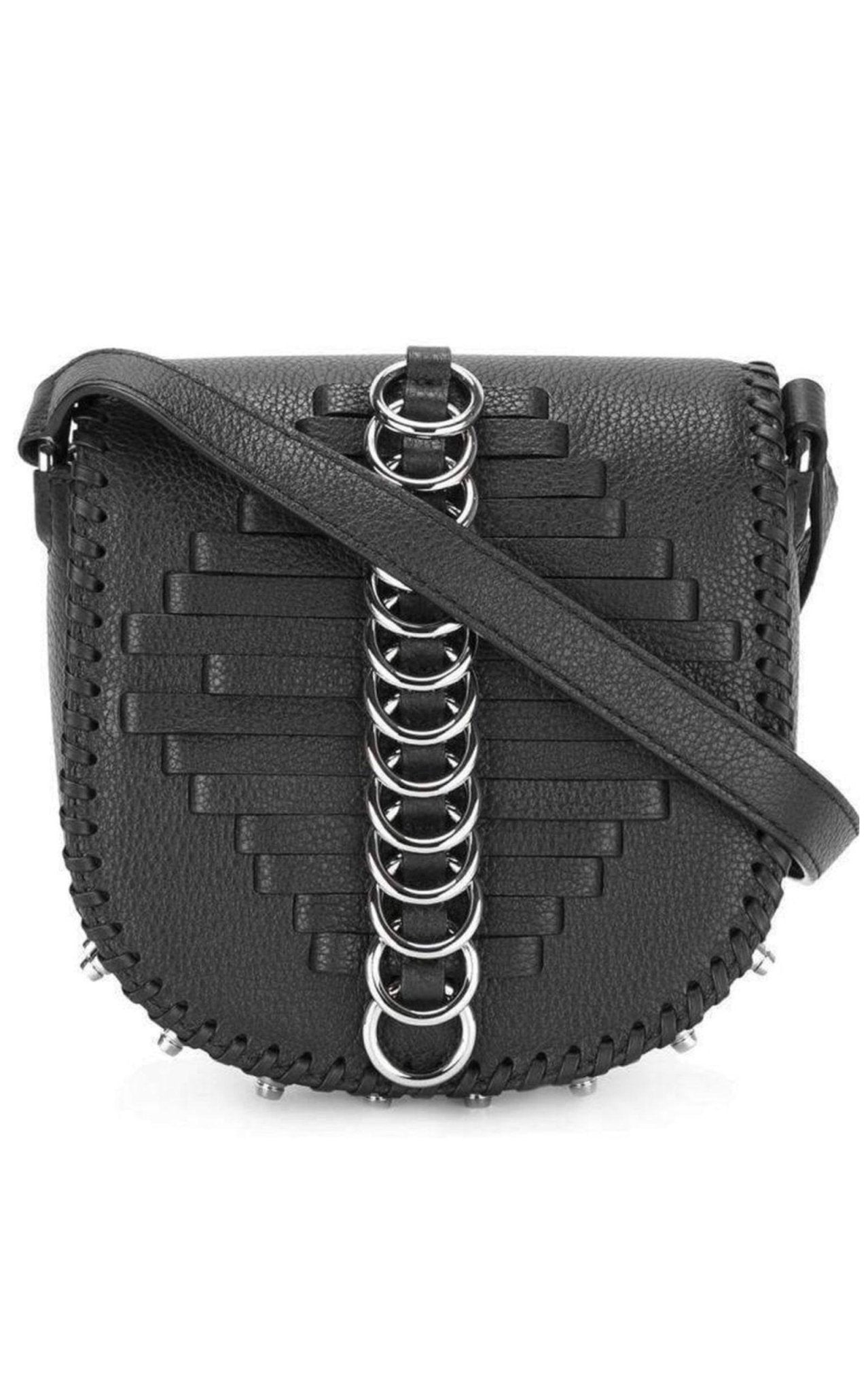 Alexander Wang Black Leather Lia Sling Crossbody Bag - Runway Catalog