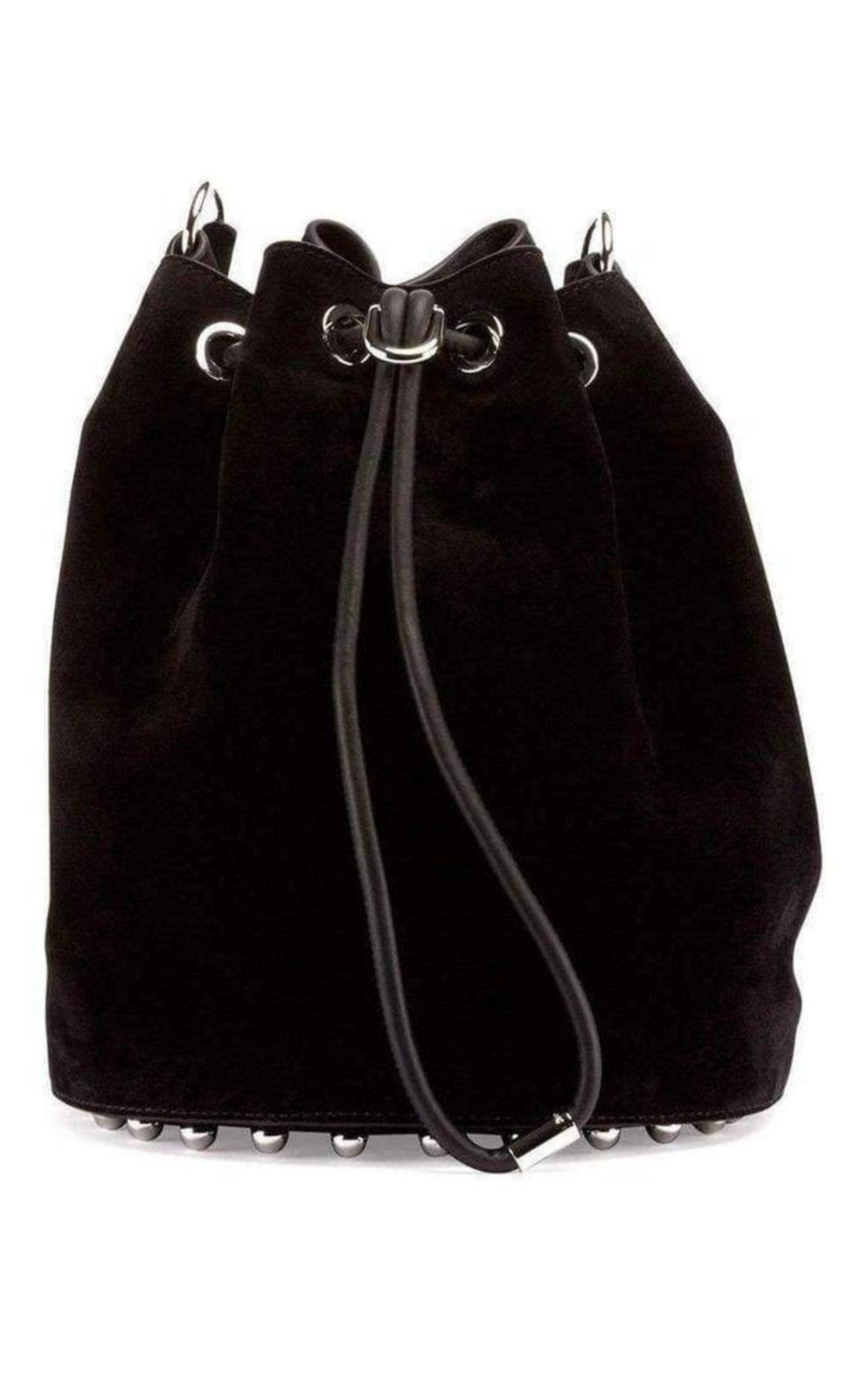 Alexander on sale Wang Black Alpha Chain bucket bag